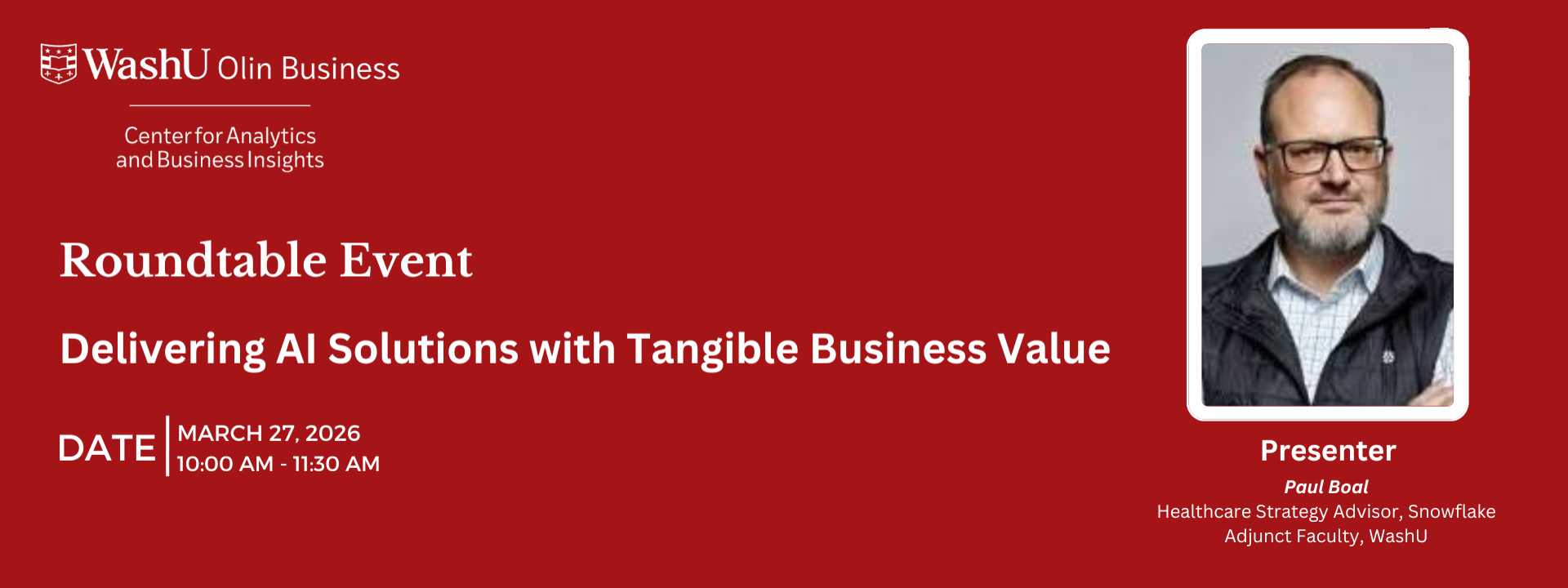 CABI Roundtable:  Delivering AI Solutions with Tangible Business Value cover image