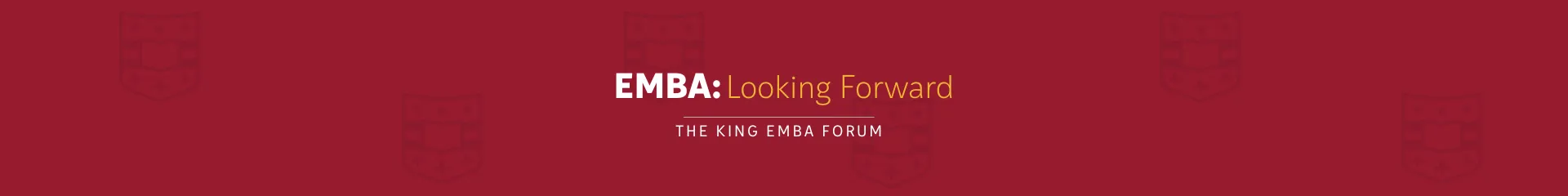 King EMBA Forum cover image